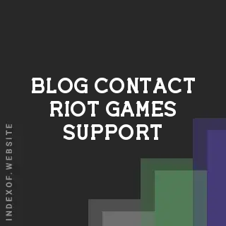 How to Contact Riot Games Support (2026 Guide): Submit Tickets and Live Chat | Logo - Indexof